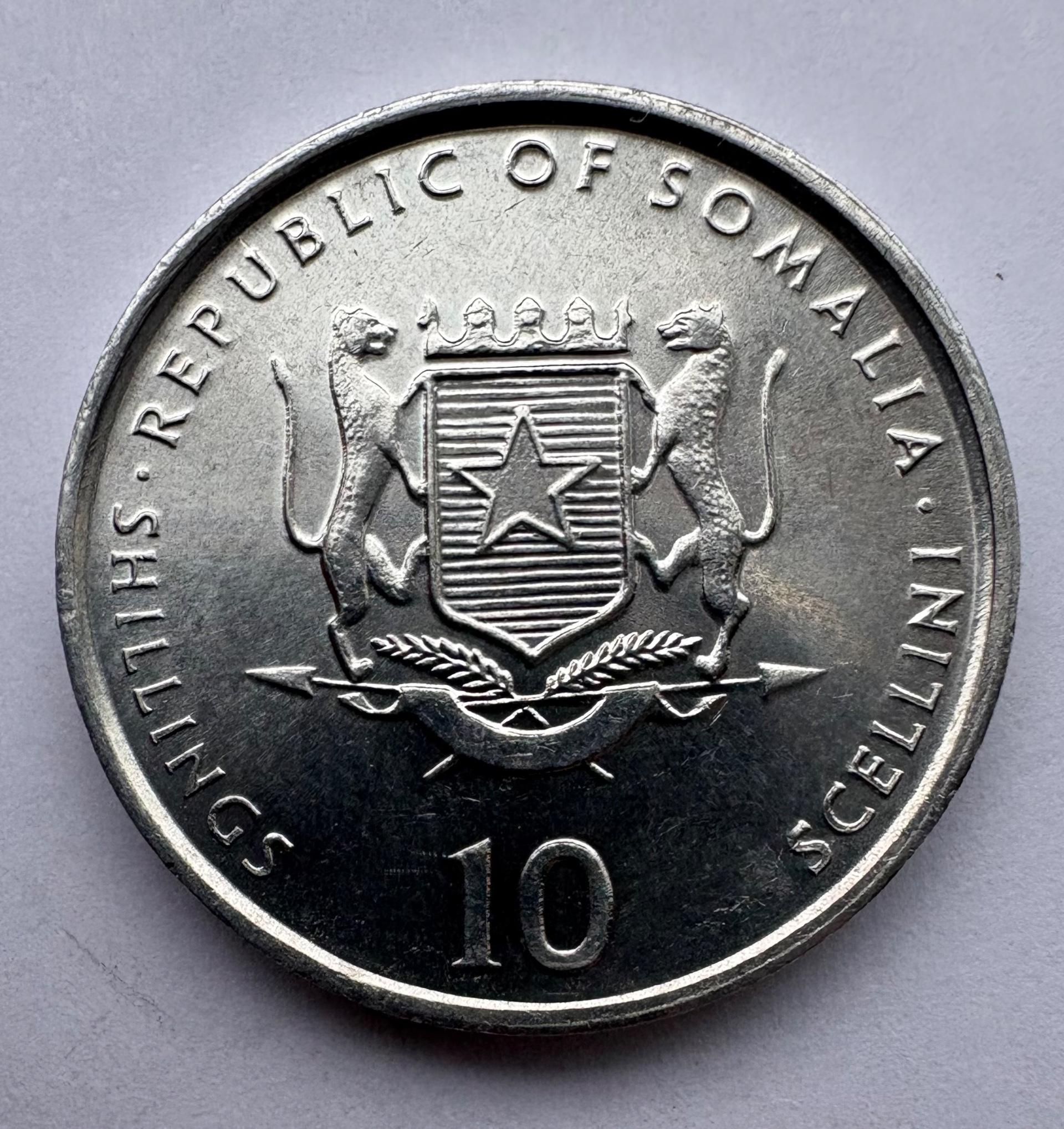 Somalis 10 šilingų 2002