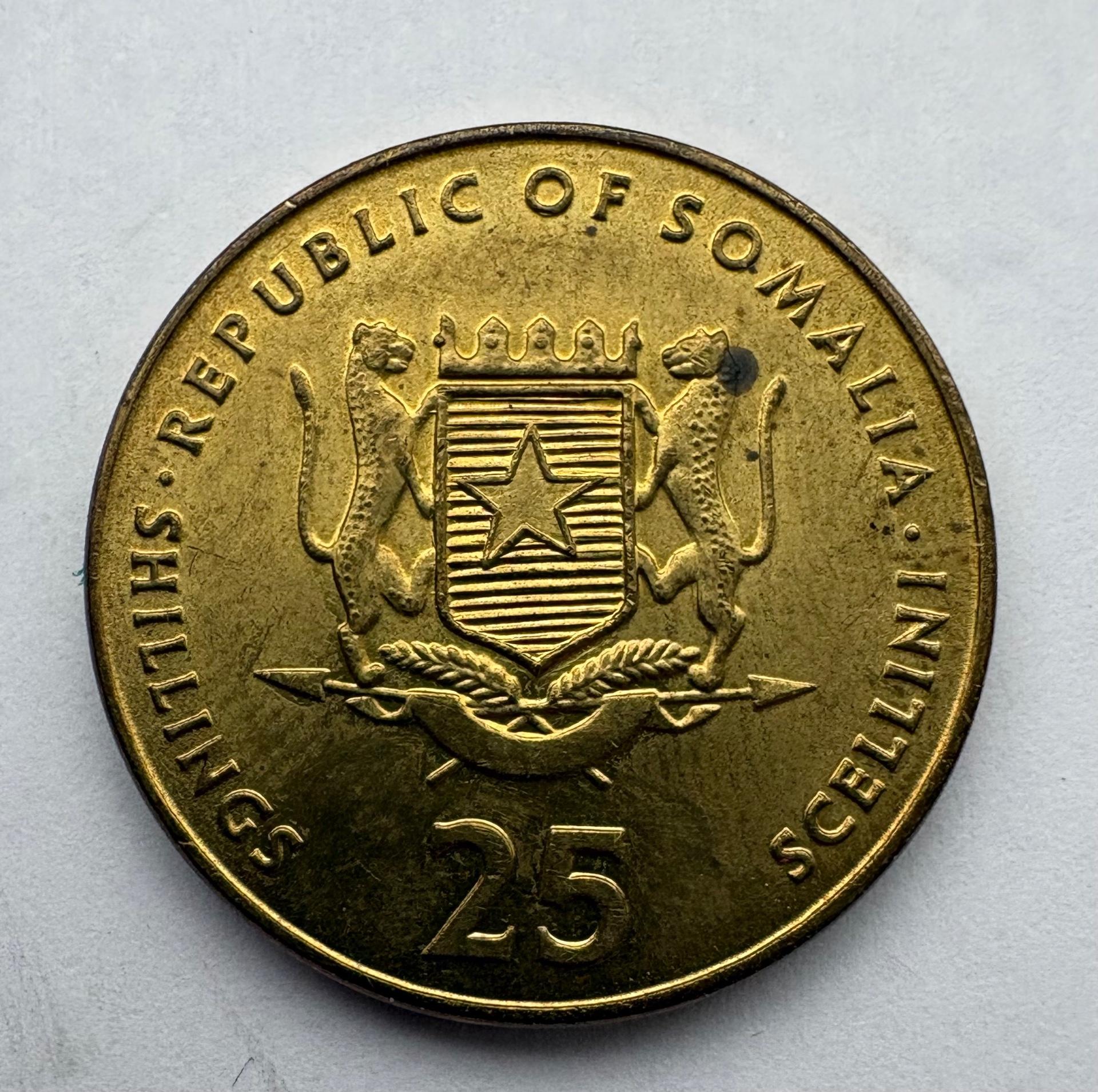 Somalis 25 šilingai 2001