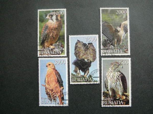 (R) Buriatija 2000 Ereliai Pauksciai antsp. #