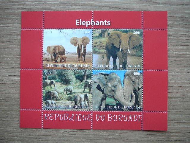 Burundis 2011 Drambliai MNH #01