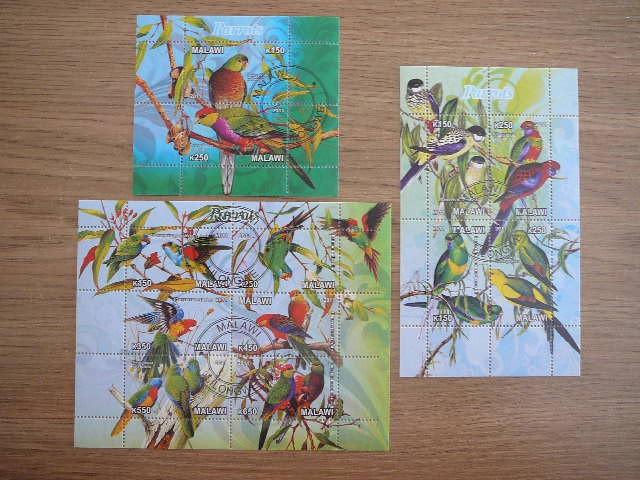 g431/3 Papugos Pauksciai Malavis 2011 antsp. #