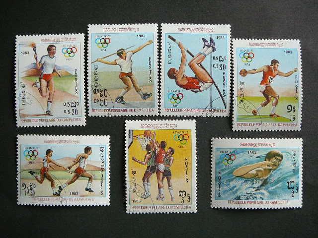 Kampucija 1983 Olimpines - Los Andzelas84 antsp.