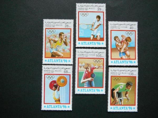 Sahara 1996 Olimpines vasaros Atlanta96 MNH #