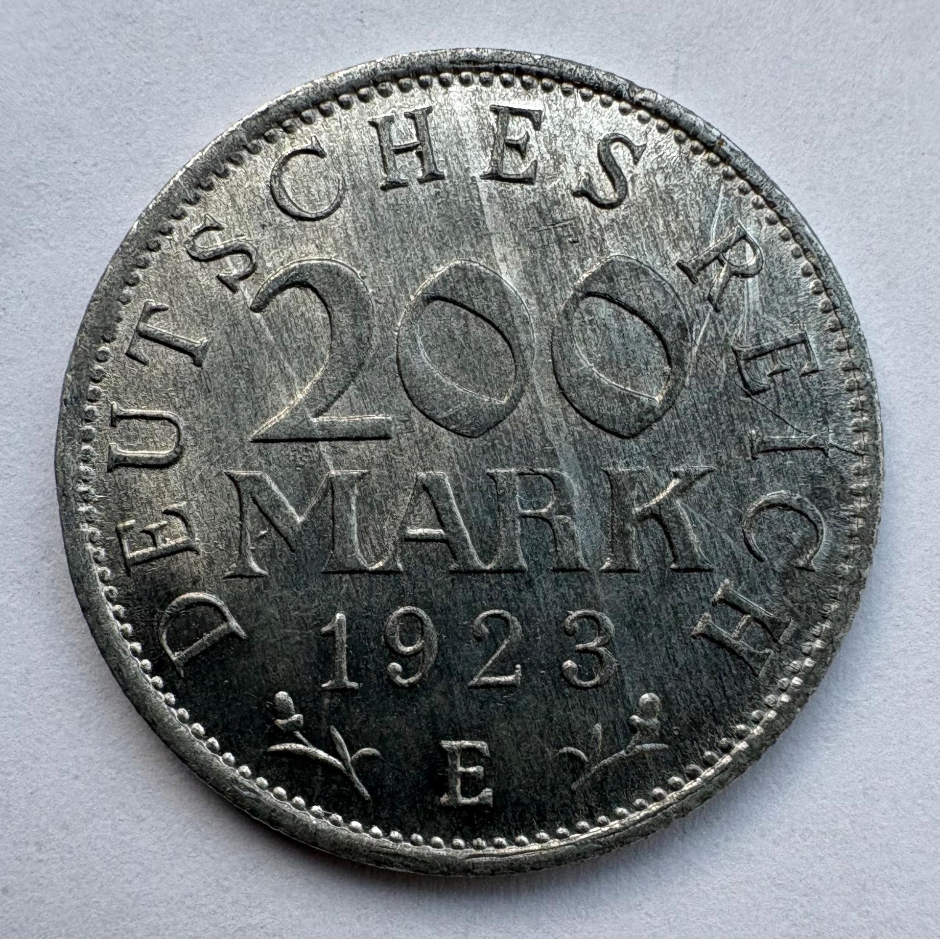 Vokietija 200 M 1923 E