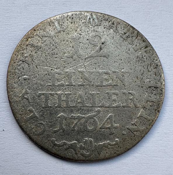 Vokietijos žemės Saxony 1/12 talerio 1764