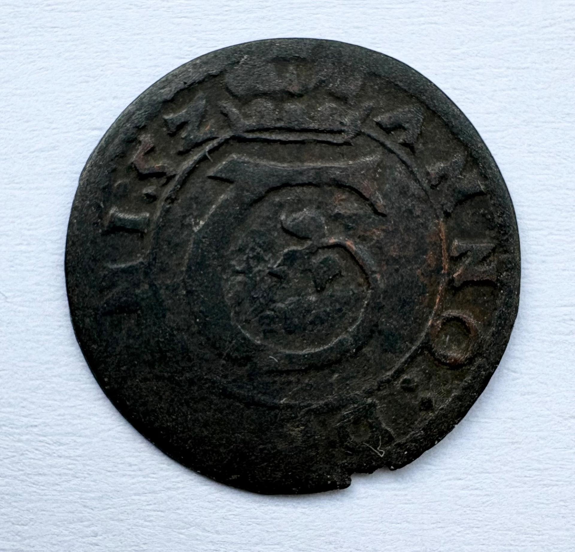 Tešeno kunigaikštystė obolas 1652