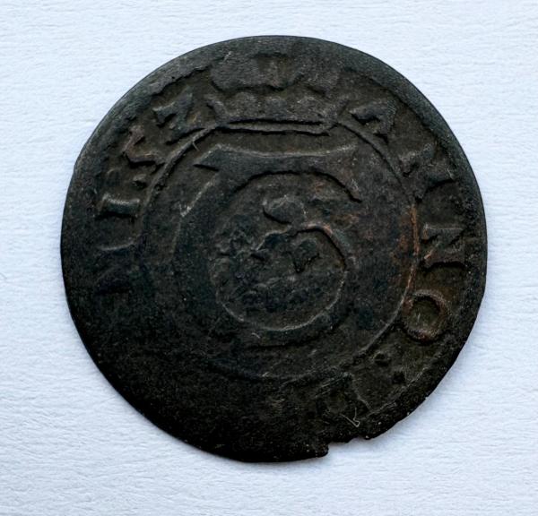 Tešeno kunigaikštystė obolas 1652