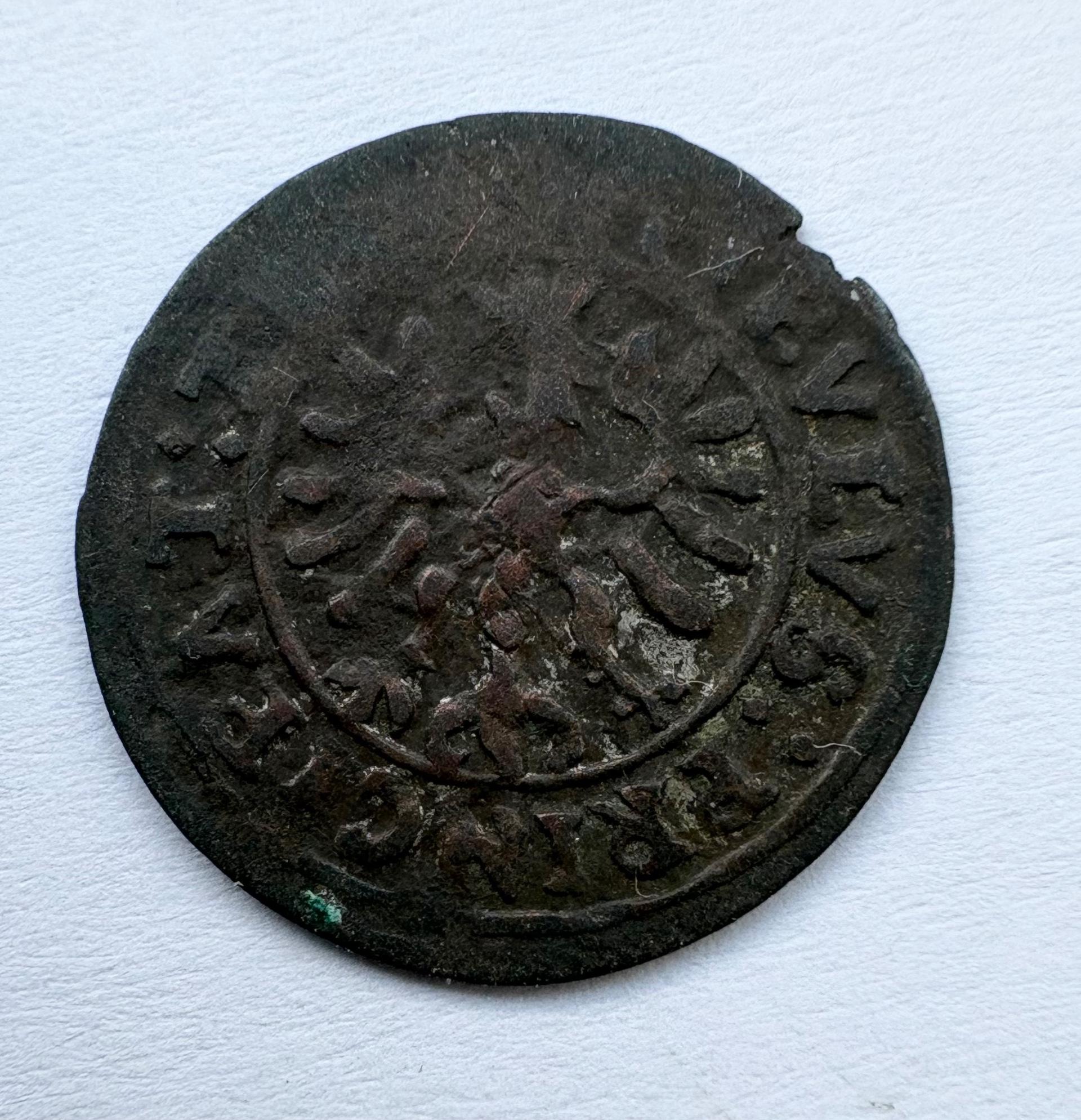 Tešeno kunigaikštystė obolas 1652