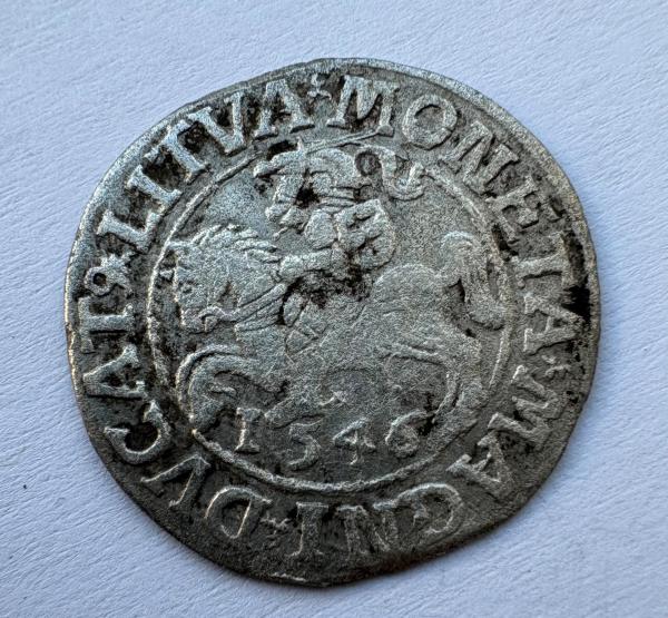 Žygimanto Augusto 1546 pusgrašis R