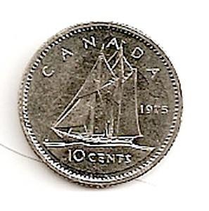 Kanada. 10 centų ( 1979 ) XF-