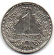 Vokietija. 1 markė ( 1934; J ) XF