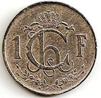 Liuksemburgas. 1 frankas ( 1960 ) XF