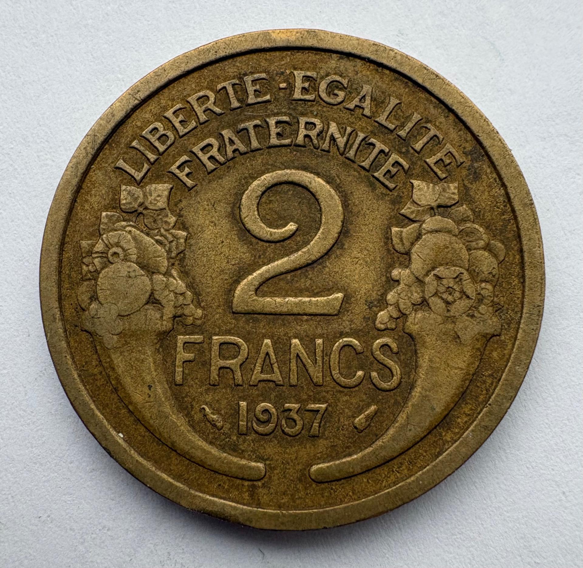 Prancūzija 2 Fr 1937