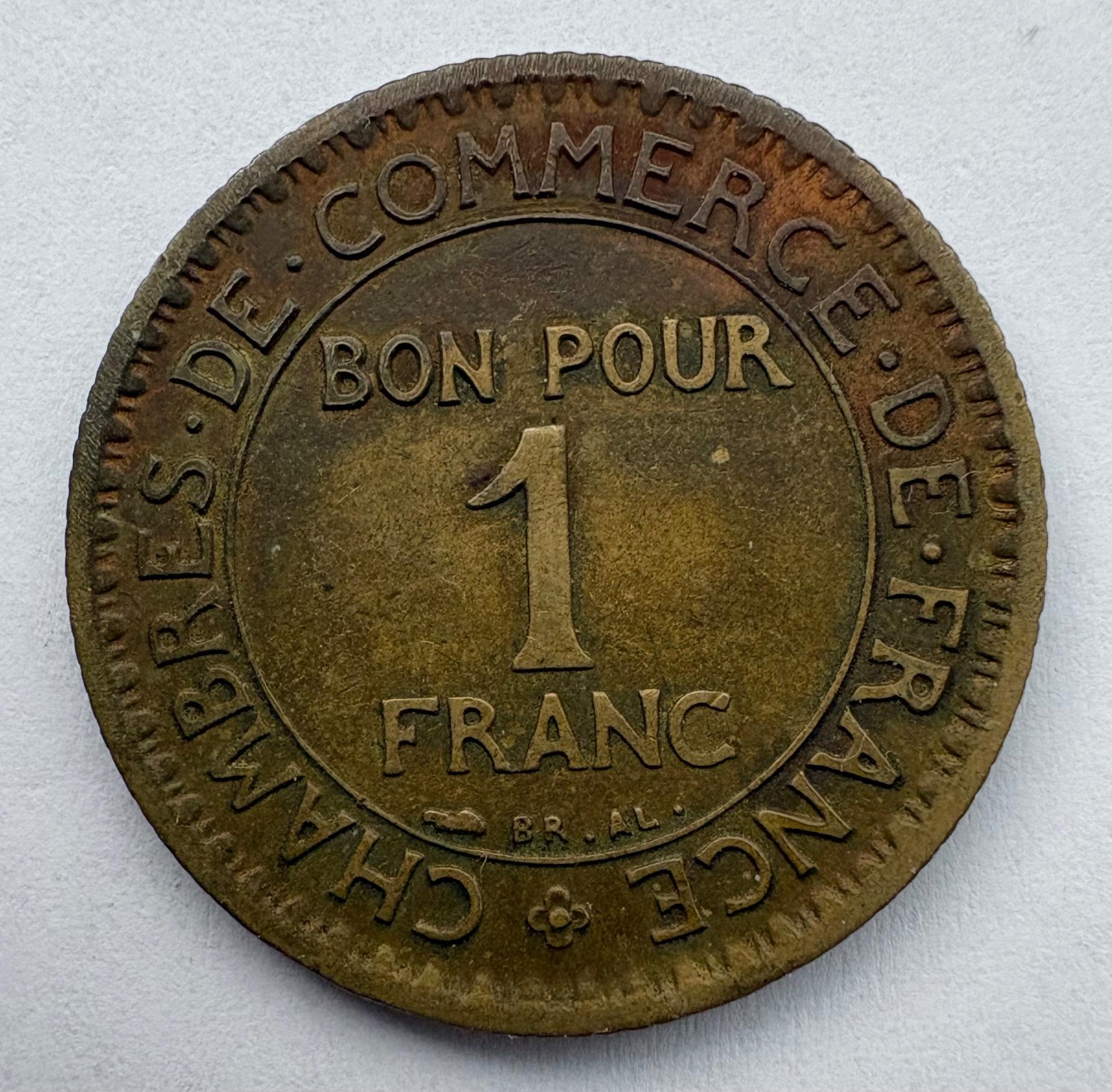 Prancūzija 1 Fr 1922