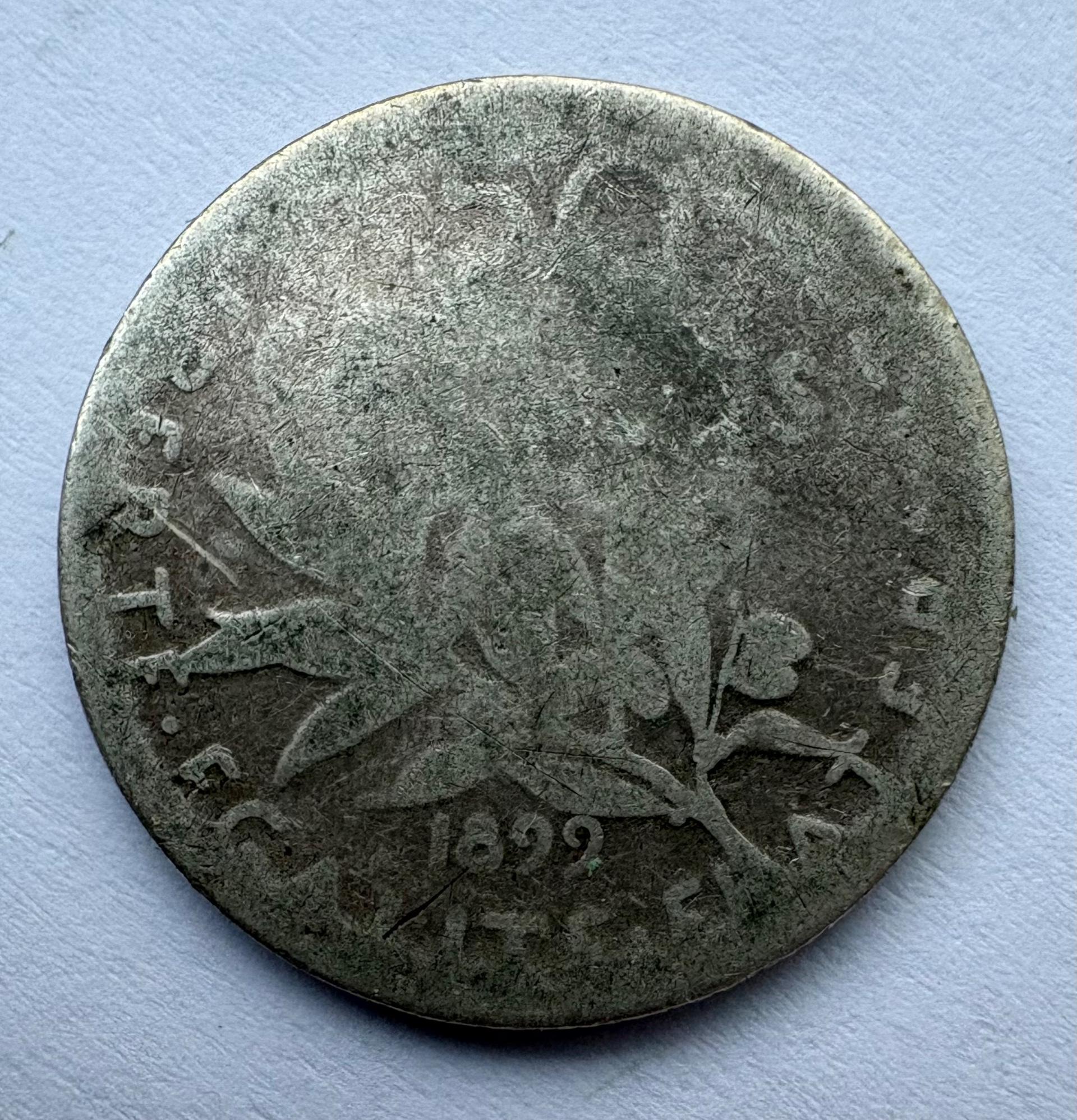 Prancūzija 50 c 1899