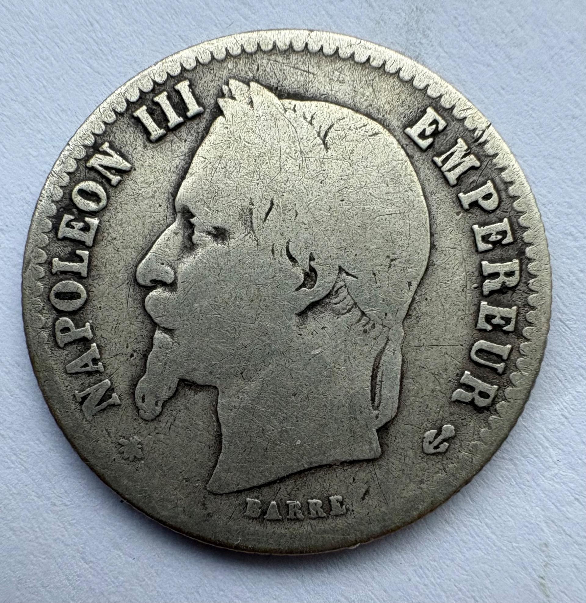 Prancūzija 50 c 1867