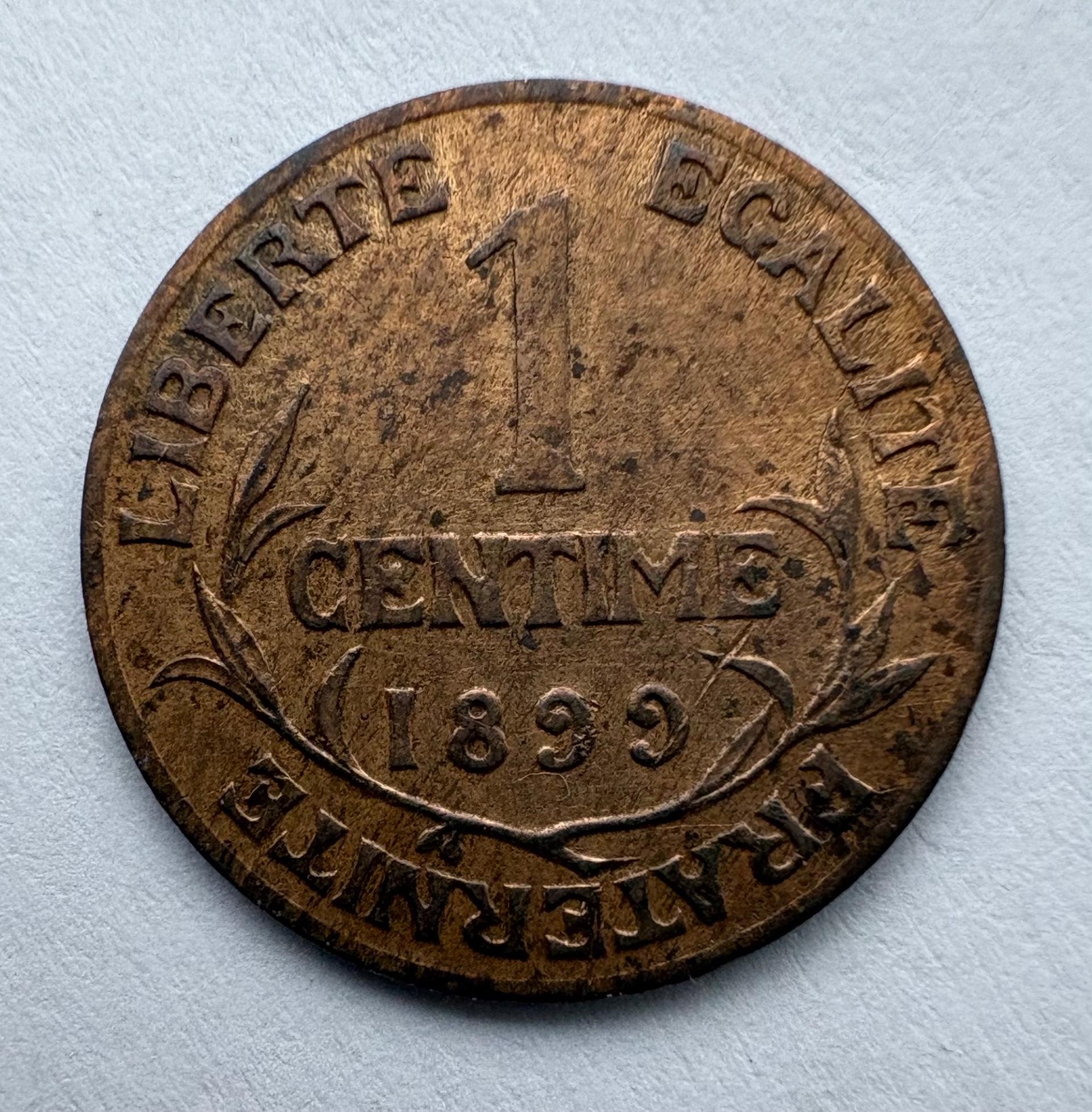 Prancūzija 1 c 1899