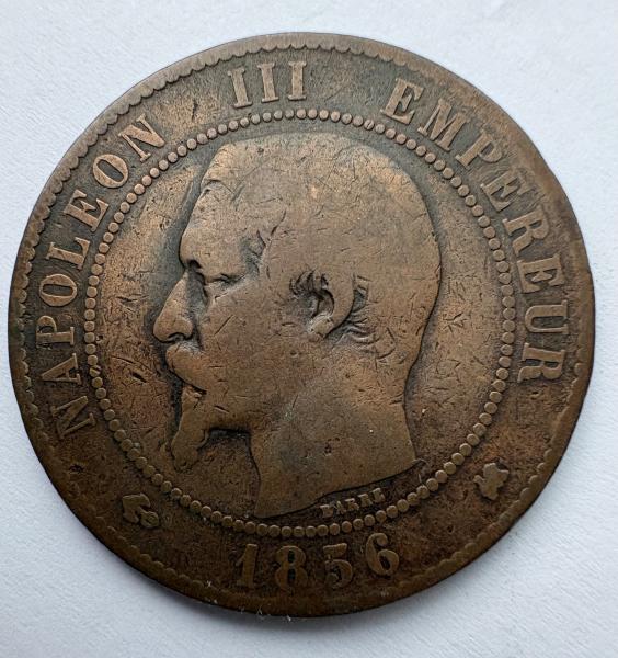 Prancūzija 10 c 1856