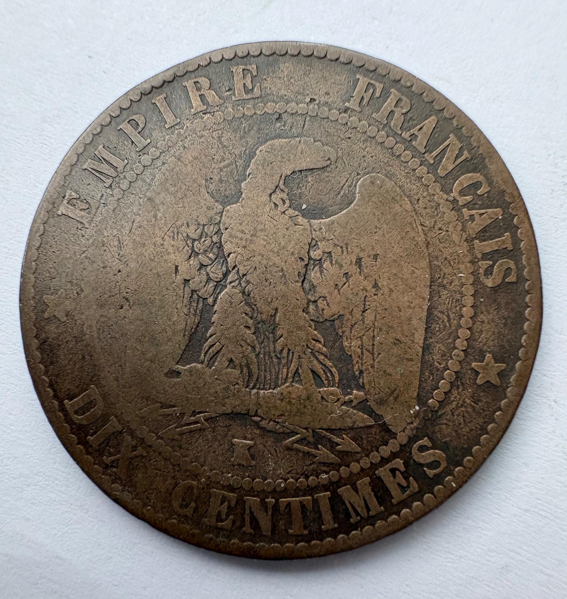 Prancūzija 10 c 1856