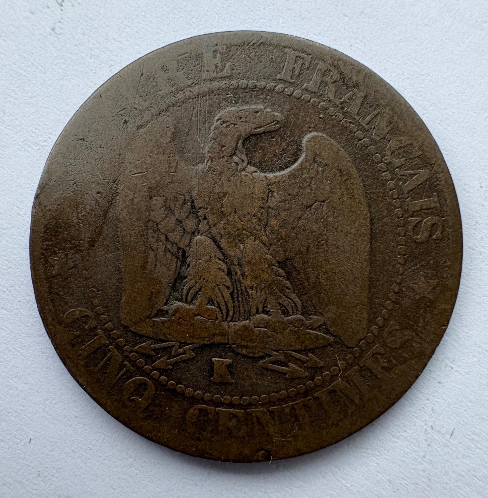 Prancūzija 5 c 1861