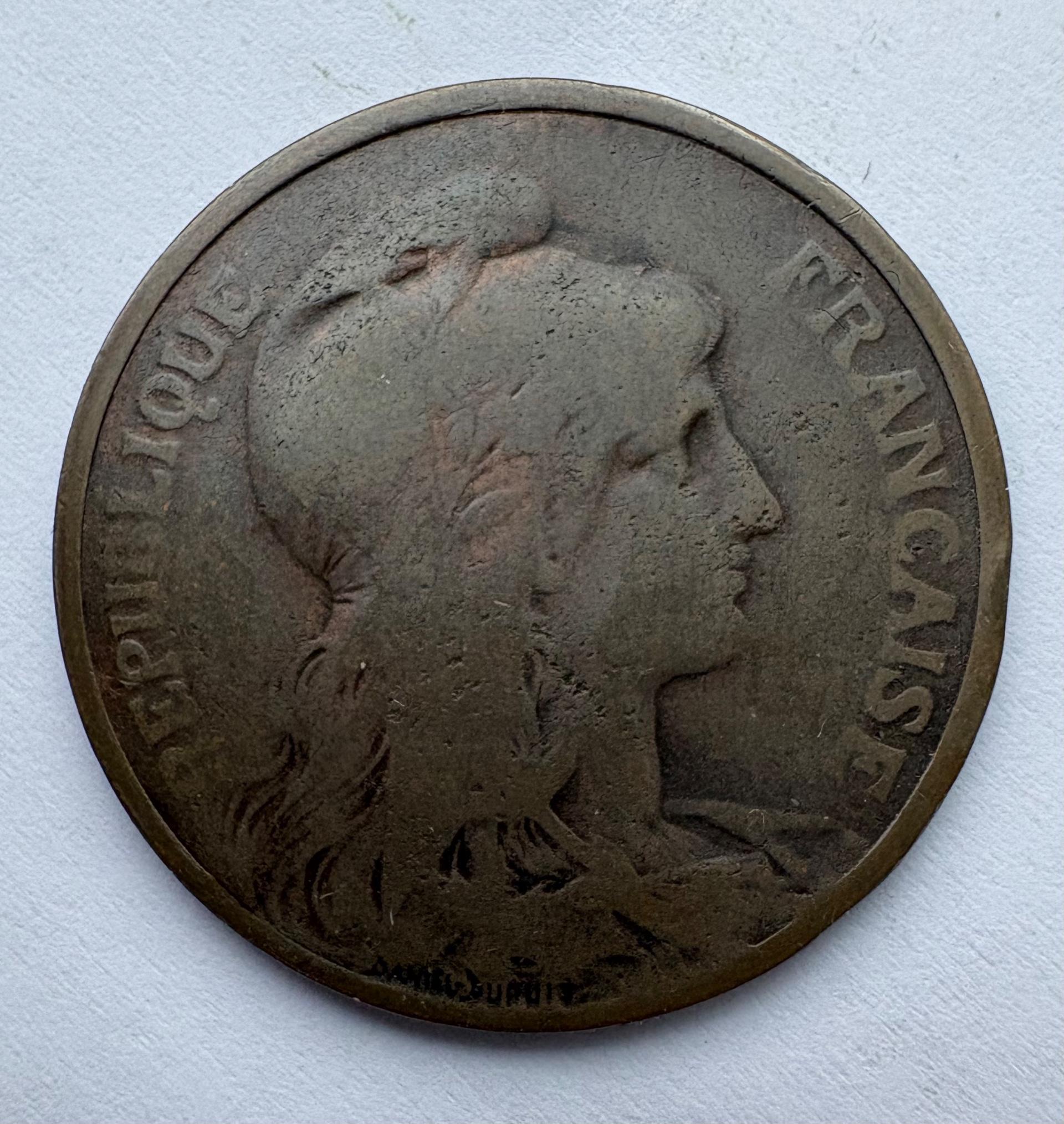 Prancūzija 5 c 1913