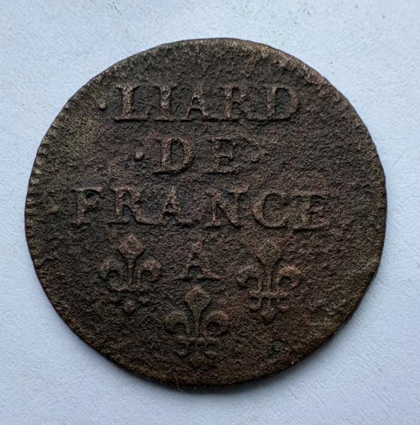 Prancūzija liard 1655   , Liudvikas XIV