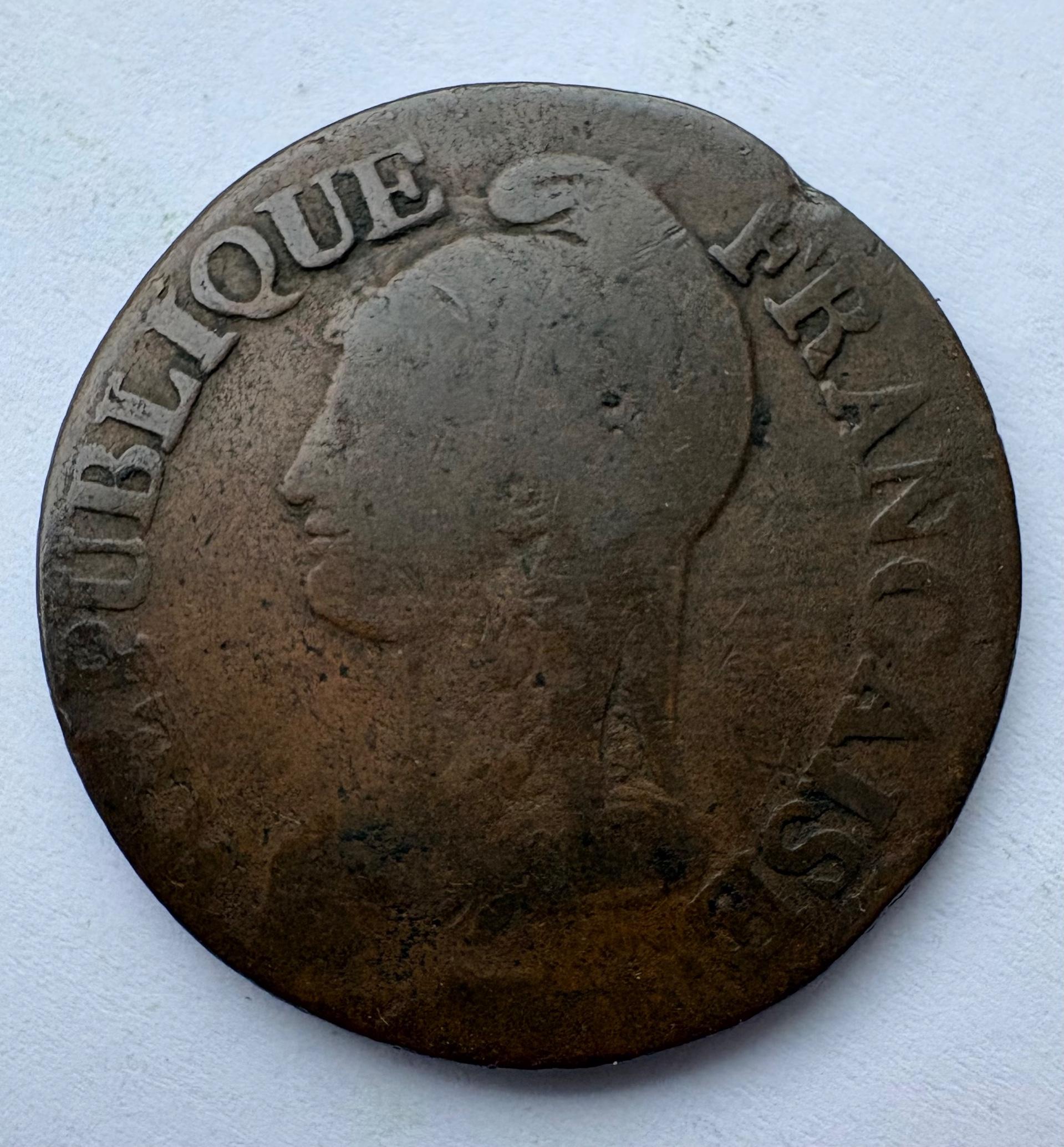 Prancūzija 5 c 1796