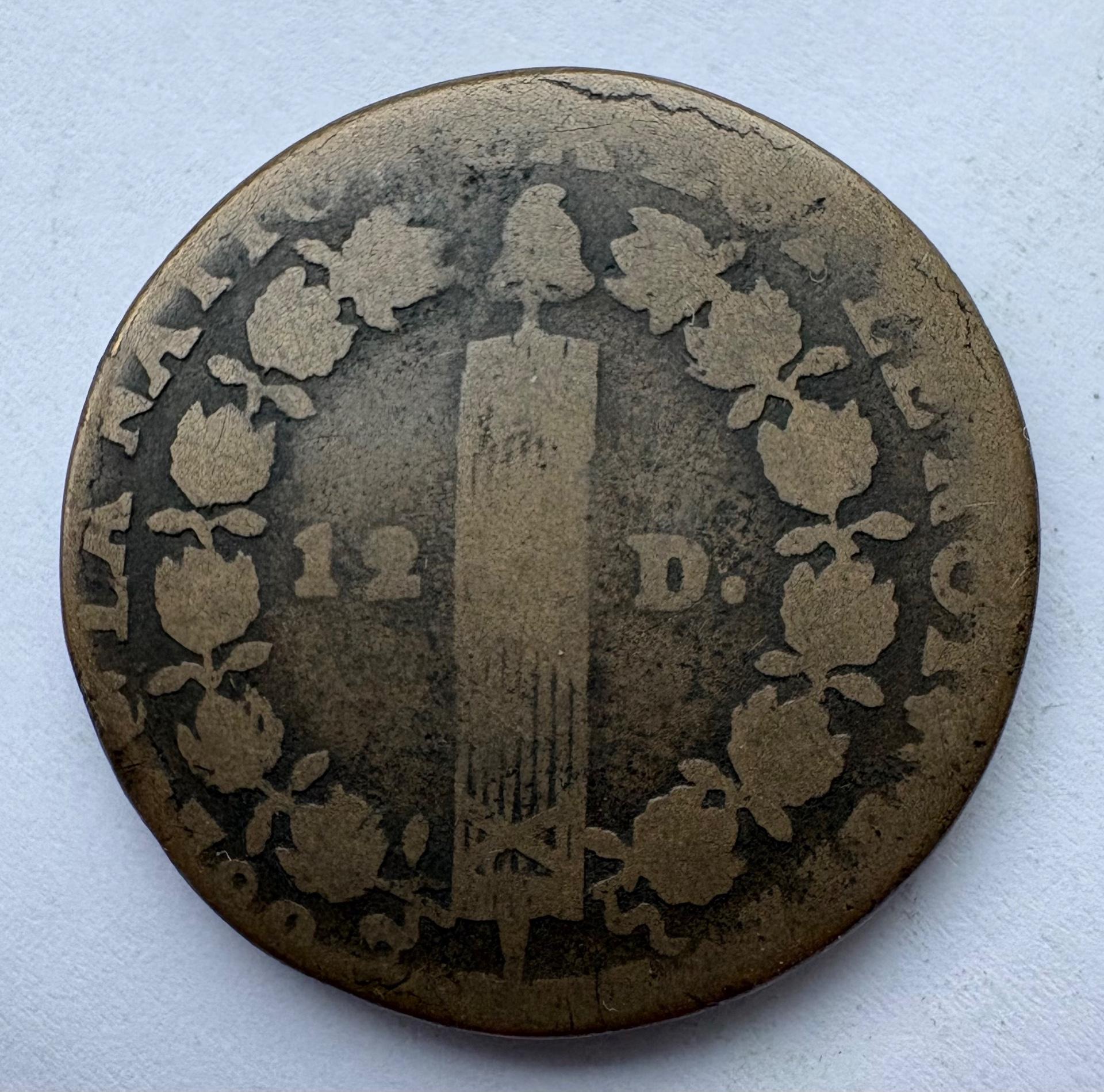 Prancūzija 12 denarai 1993