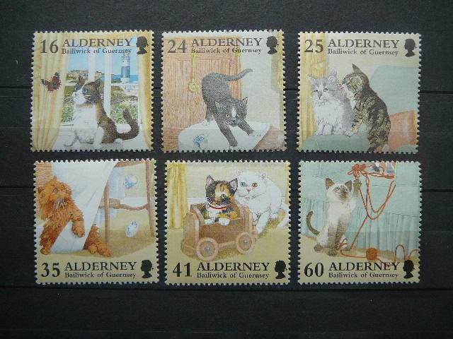 Alderney 1996 Kates svarus #uk 2