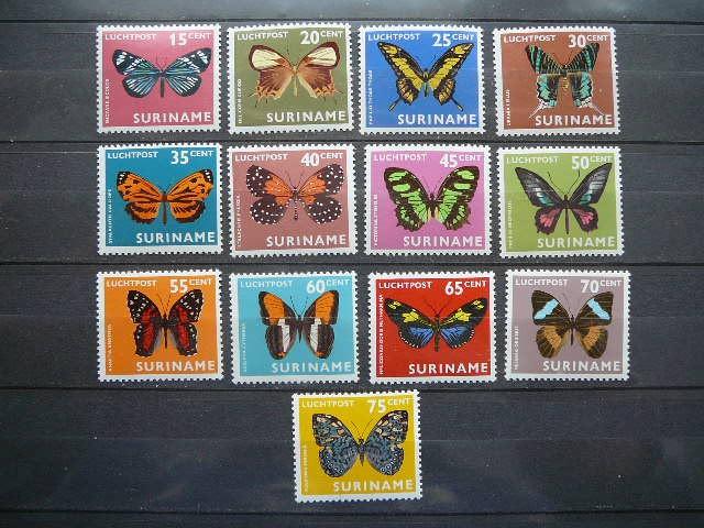 Drugeliai Surinamas 1972 svarus #58