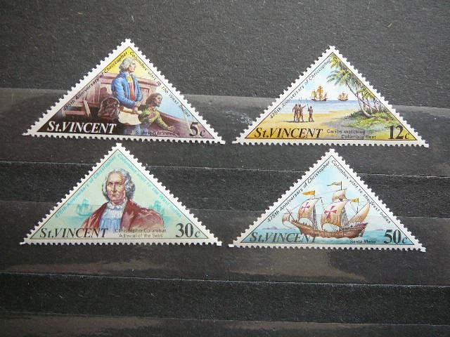 St.Vincent 1983 Kolumbas Burlaiviai Laivai svarus #