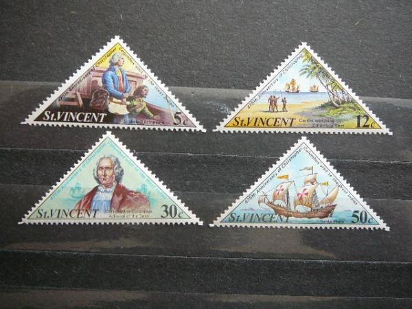 St.Vincent 1983 Kolumbas Burlaiviai Laivai svarus #