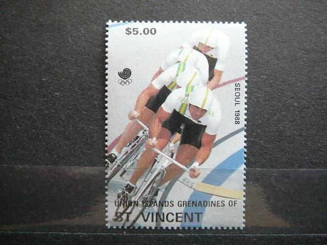 St.Vincent 1988 Olimpines vasaros Dviraciai svarus #