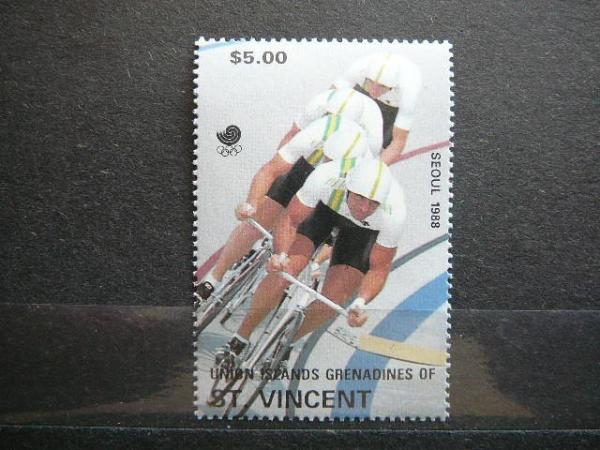 St.Vincent 1988 Olimpines vasaros Dviraciai svarus #