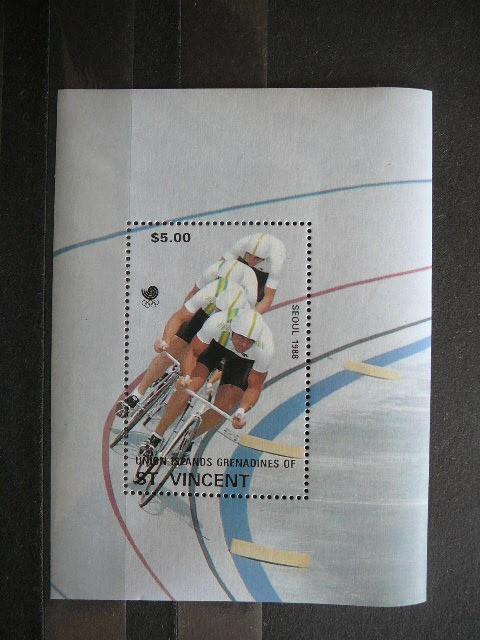 St.Vincent 1988 Olimpines vasaros Dviraciai svarus #11