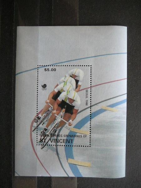 St.Vincent 1988 Olimpines vasaros Dviraciai svarus #11