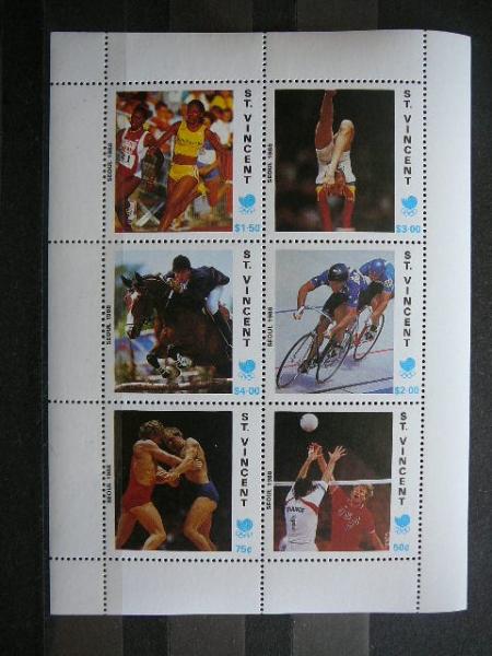 St.Vincent 1988 Olimpines vasaros svarus #55