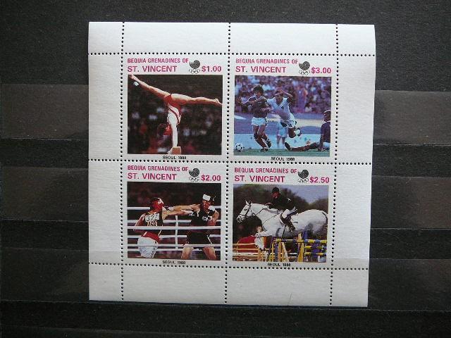 St.Vincent 1988 Olimpines vasaros svarus #23