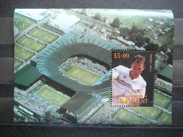 St.Vincent 1988 Tenisas I.Lendl svarus #