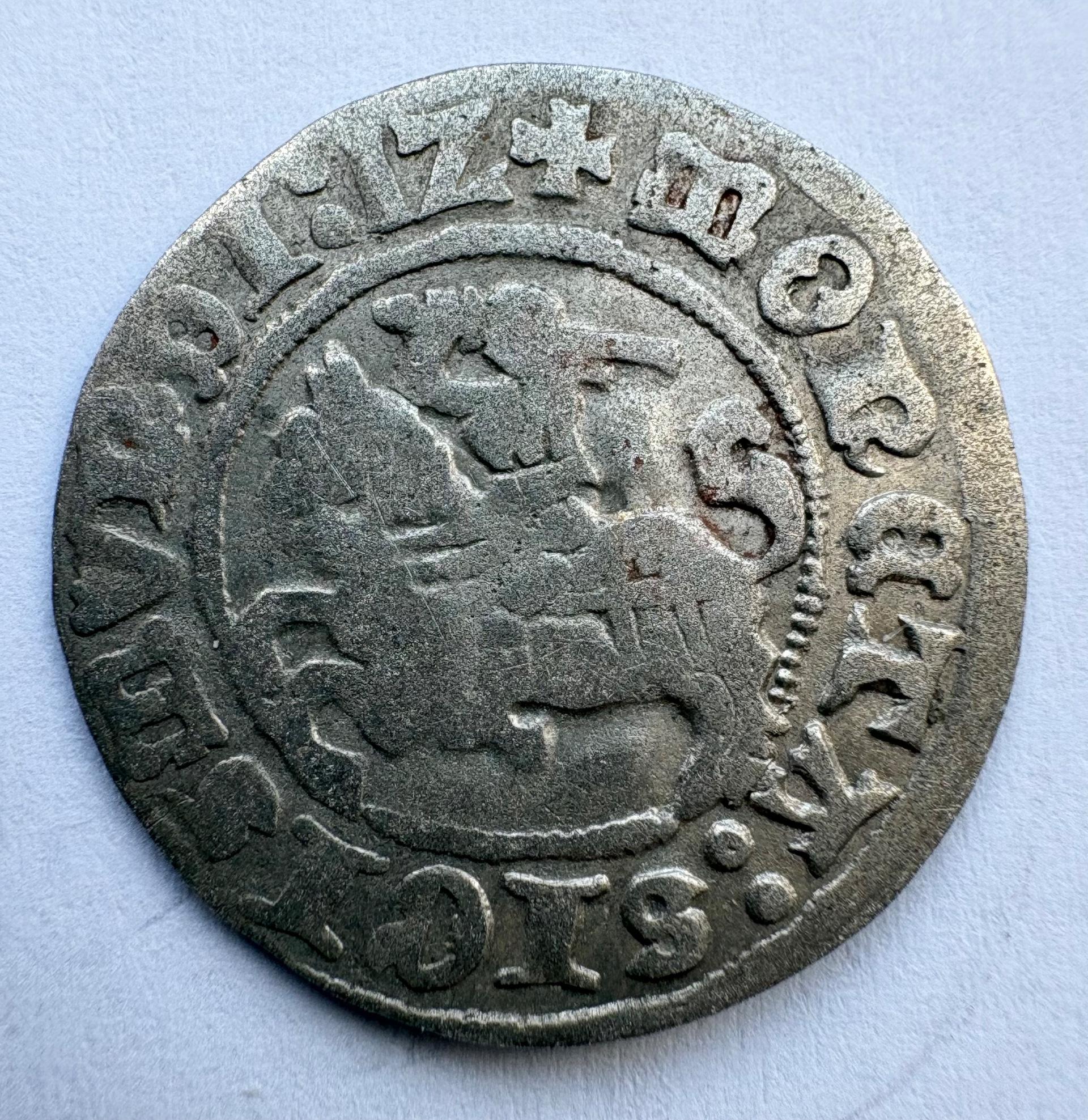 Žygimanto Senojo 1512 pusgrašis 