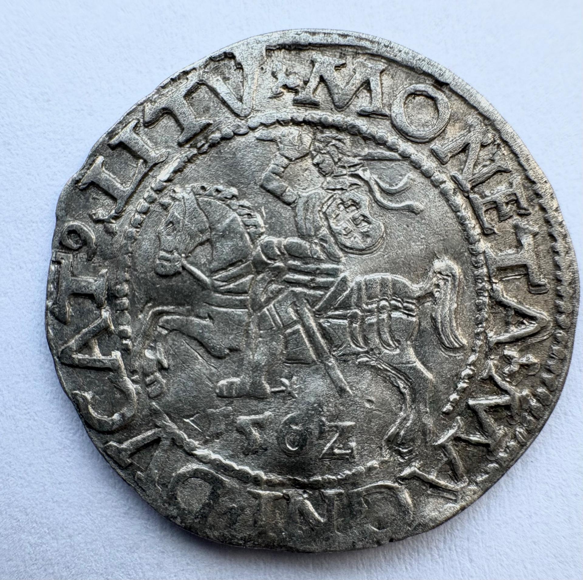 Žygimanto Augusto 1562 pusgrašis 