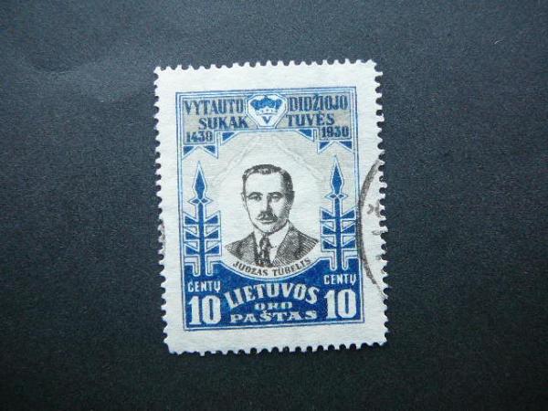 Lietuva 1930 308 Vytautas J.Tubelis antsp. #