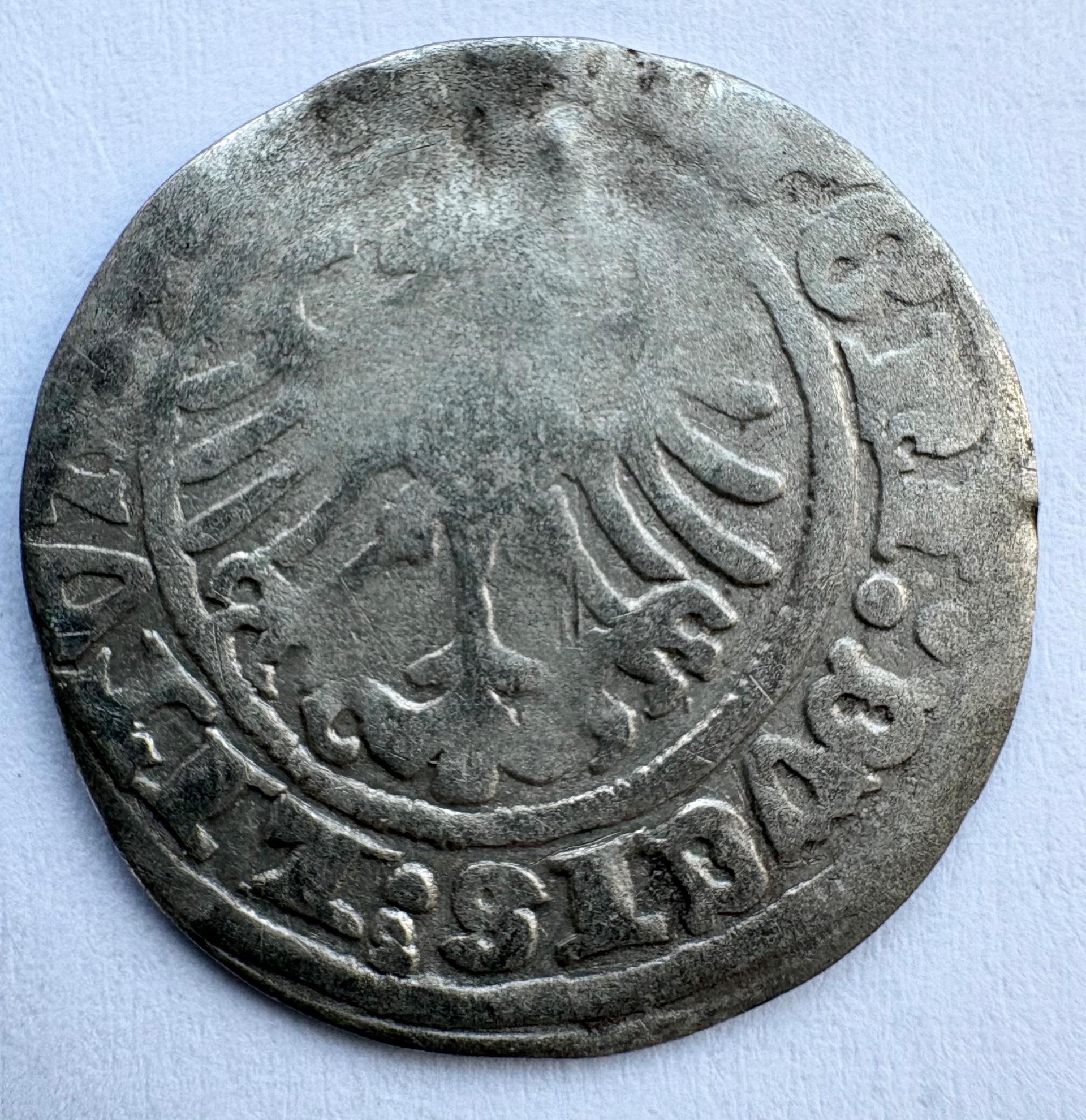 Žygimanto Senojo 1514 pusgrašis 