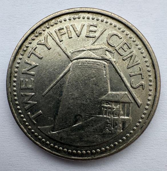 Barbadosas 25 c 1990