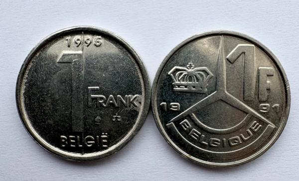 Belgija 1 Fr 2 vnt