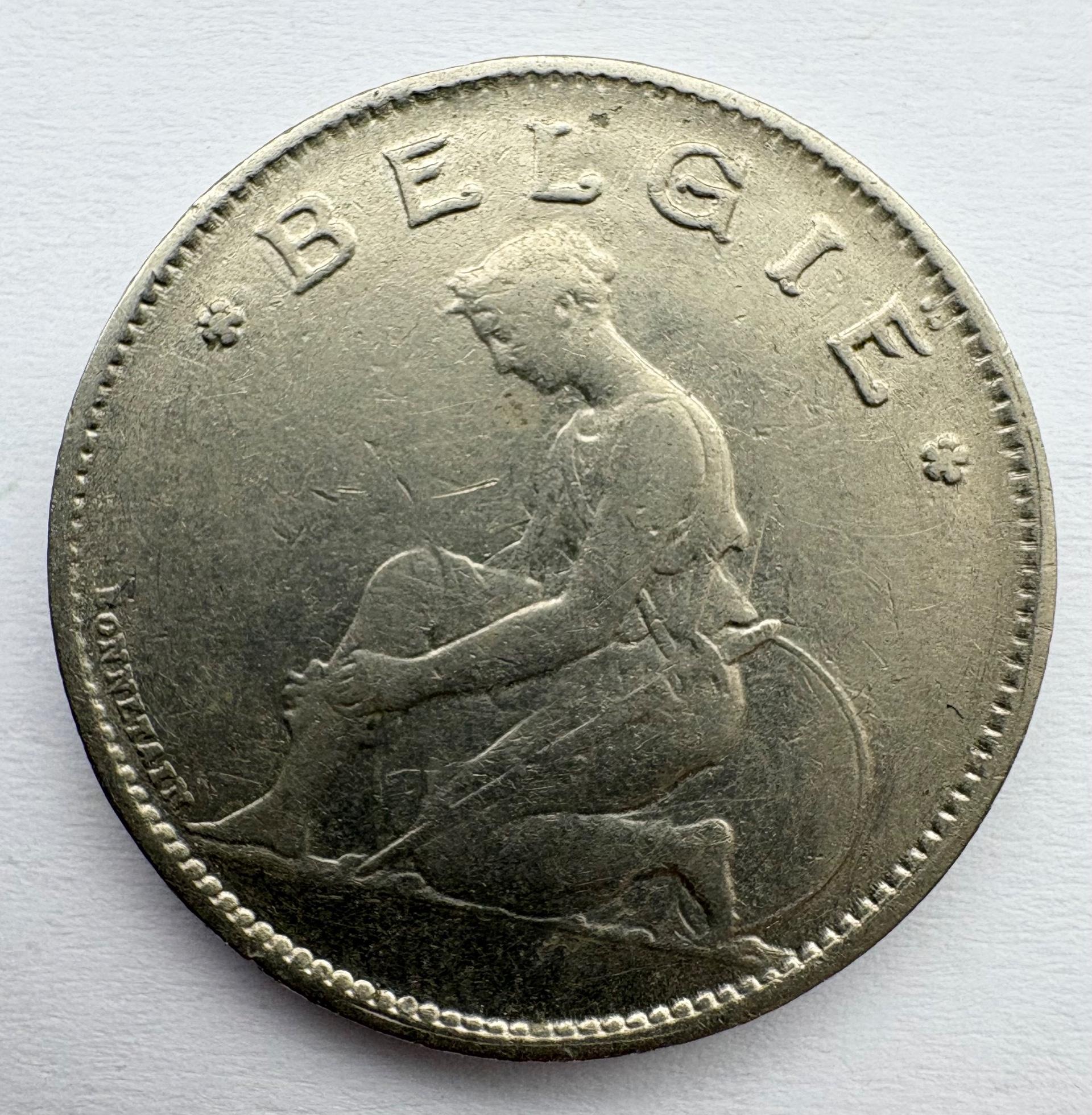 Belgija 1 Fr 1923