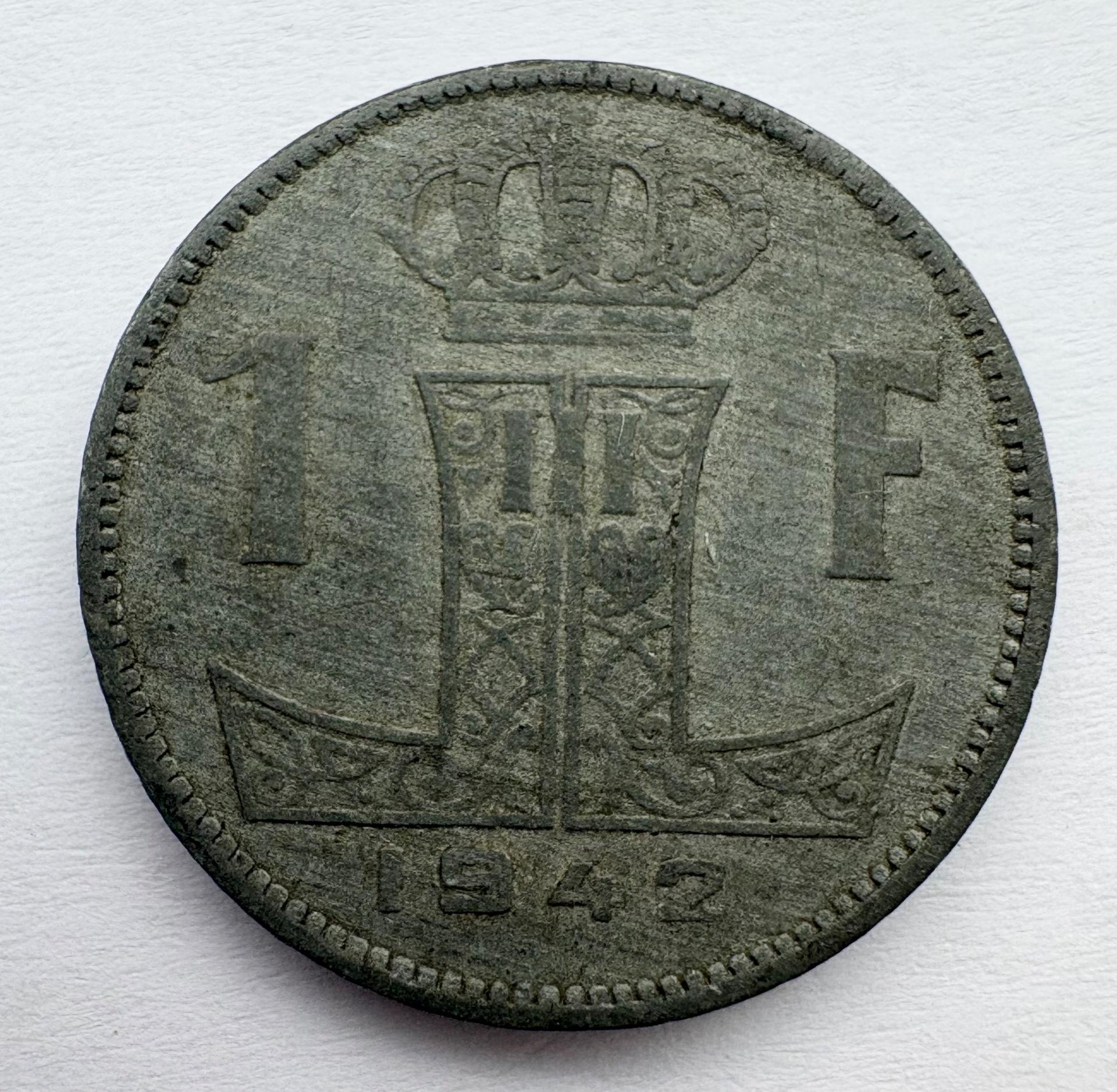 Belgija 1 Fr 1942