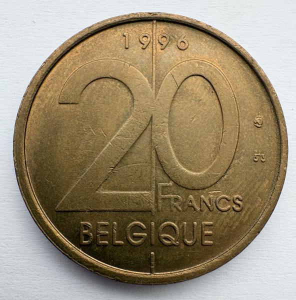 Belgija 20 fr 1996