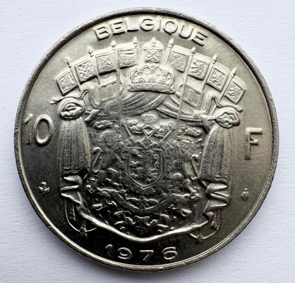 Belgija 10 Fr 1976