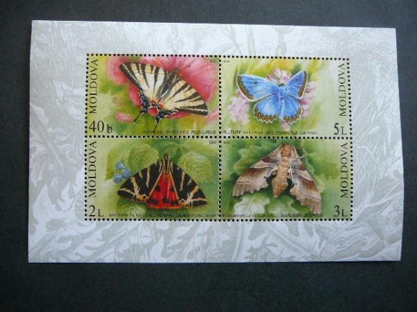 Moldavija 2003 Drugeliai svarus # 